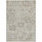 Homeroots 5' X 8' Ivory Brown And Gray Damask Washable Indoor Outdoor Area Rug 603762 - alternate 5