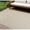 Homeroots 6' X 9' Cream And Beige Trellis Indoor Outdoor Area Rug 550464 - alternate 8