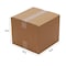 Zoro Select 14 in x 14 in x 14 in Shipping Box, Kraft, Corrugate, Single Wall, 32 ECT 11A713 - alternate 2