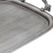 Homeroots 19" Silver Cast Iron Handmade Vanity Tray With Handles 625655 - alternate 6