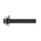 Zoro Select Not Graded, M10-1.50 Serrated Flange Bolt, Plain Stainless Steel, 50 mm L, 5 PK 31-MFH-10-50 - alternate 4