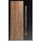 Vdomdoors Pivot Aluminum Door Axis 1163 Venezia Noce Entry Door W48xH98 Left hand Inswing AXIS1163PEXD-VEN-W48xH98-LH-I - alternate 1