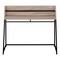 Homeroots 47" Taupe and Black Wood and Metal Sled Computer Desk 489853 - alternate 1