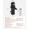 Vevor 200 sq.ft2 Cartridge Pool Filter Valve 9000 GPH Swimming Pool Filtration System GL720 - alternate 7