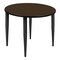 Regency Round Kahlo Breakroom Table, 42 in W, 42 in L, Neo Walnut TPL42RNDNWBK - alternate 1