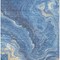 Homeroots 3' X 5' Blue Gold And Ivory Abstract Washable Indoor Outdoor Area Rug 618196 - alternate 6