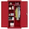 Sandusky Lee Heavy Duty Welded Steel Combination Cabinet, 36x24x72, Red EACR362472-01 - alternate 6