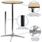 Flash Furniture 30 L, 30 W, 42 H, Birchwood, Chrome, Steel Top, Natural 5-XA-30-COTA-GG - alternate 20