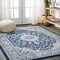 Jonathan Y Palmette Modern Persian Floral Navy/Blue 3 ft. x 5 ft. Area Rug MDP503D-3 - alternate 6