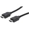 Manhattan HIGH SPEED HDMI CABLE, 3D, 4K, HDMI MALE TO MALE, SHIELDED, BLACK, 10 322539 - alternate 1