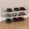 Home-Complete Free Standing Shoe Racks Set of 2 Three-Tier Shoe Organizer Shelves with Space for 36 Pairs Total SH-BUND223 - alternate 3