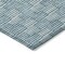 Homeroots 9' X 12' Teal Blue And Ivory Geometric Washable Indoor Outdoor Area Rug 595041 - alternate 8