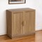 Homeroots 31" Natural Textured Door Accent Cabinet With Three Shelves 564862 - alternate 1