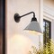 Jonathan Y Croydon 9.63" 1-Light Farmhouse Industrial Indoor/Outdoor Iron LED Gooseneck Arm Outdoor Sconce, Gray JYL7612D - alternate 8
