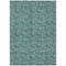 Homeroots 5' X 8' Teal Blue Aqua And Ivory Floral Washable Indoor Outdoor Area Rug 581925 - alternate 7