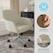 Martha Stewart Rayna Upholstered Office Chair in Light Gray/Polished Nickel CH-220921-6-LGY-MS - alternate 5