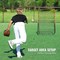 Vevor Baseball And Softball Rebounder Net 3x4.5 ft PitchBack 3-Way Trainer PDYHTW001 - alternate 4