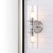 Jonathan Y Jules Edison 16.5" Cylinder 2-Light Iron/Seeded Glass Farmhouse Contemporary LED Wall Sconce, Nickel JYL7577C - alternate 10