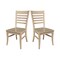 Whitewood Industries Set of Two Roma Ladderback Dining Chairs, Honey C97-310P - alternate 1
