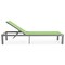 Leisuremod Marlin Patio Chaise Lounge Chair with Grey Aluminum Frame, Green, 2PK MLGR-77G2 - alternate 9