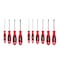 Tekton Phillips and Slotted Screwdriver Set, 4 IN Shanks, 10-Piece, #0-#3, 3-8 mm DWZ90006 - alternate 1