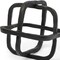 Homeroots Black Metal Cube Shaped Link Sculpture 392462 - alternate 7