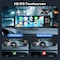 Wrightmaster 10.26 in. HD Touch Screen Car Stereo, with CarPlay, Android Auto, Black Built-in Clock, Dual Cameras ZR-S-Dial-black - alternate 8