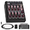 Pyle 8-Channel Bluetooth Mini Line Mixer with USB Audio Interface - 8 Mono/Stereo Switching Inputs PMAX8 - alternate 1