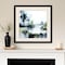 Homeroots Wanderlust Calling Modern Landscape Black Framed Wall Art 558348 - alternate 4