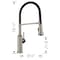 Blanco Empressa Semi-Pro 1.5 GPM, Satin Platinum 443246 - alternate 3