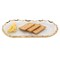 Homeroots 14 Glass Oval Edge Gold Leaf Platter 376065 - alternate 8
