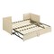 Homeroots Beige Upholstered Twin Day Bed With Trundle 590288 - alternate 6