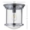 Jonathan Y Savannah 10.25" Metal/Glass LED Flush Mount, Chrome JYL7440C - alternate 6