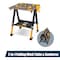 Powertec 2-in-1 Portable Folding Work Table & Sawhorse, 1000 lb Capacity with 8-Level Height Adjustment UT1015 - alternate 1