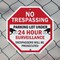 Signmission No Trespassing Parking Lot Under 24, 10 inch X 10 inch, Aluminum Metal Signs, 2PK OC-A-2PACK-10-115 - alternate 5