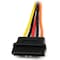 Startech.Com 6in Latching SATA Power Y Splitter Cable PYO2LSATA - alternate 3