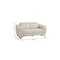 Homeroots 65in Beige And Silver Italian Leather Power Reclining Loveseat 482199 - alternate 6