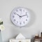 Clockswise Silver 10-In Analog Clock - Silent, Non-Ticking for Wall Battery-Operated Perfect for Home QI004744.SI.10 - alternate 9