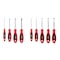 Tekton Phillips and Slotted Screwdriver Set - 4 Inch Shanks, 9-Piece (#0 - #3, 1/8 - 3/8 in.) DWZ90003 - alternate 1