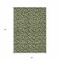 Homeroots 3' X 5' Olive Green Artichoke Green And Ivory Floral Washable Indoor Outdoor Area Rug 581912 - alternate 4