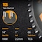 Powertec 14in Cold Saw Blade, 1in Arbor Metal Saw Blades, 66T TCG Cemented Carbide Teeth - 1600 Max RPM 14014 - alternate 5