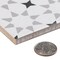 Andova Tiles Bliss Deco Grey 8-in. Encaustic Spanish/Moroccan Patterned Matte Porcelain Wall & Floor Tile ANDBLI289 - alternate 7
