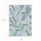 Homeroots 8' X 10' Teal Blue Geometric Washable Indoor Outdoor Area Rug 608073 - alternate 9
