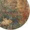 Homeroots 8' Sage Tan And Copper Round Abstract Washable Indoor Outdoor Area Rug 606106 - alternate 7
