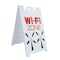 Signmission Wi-fi Zone, A-Frame & 2 Decals Installed, Heavy-Duty Plastic Frame SBHD-D-2436-Wi-fi Zone - alternate 1