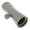 Viega MegaPressG tee P1 1.5 P2 1.5 FPT 0.5 carbon steel zinc-nickel coating 25436 - alternate 3