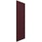 Ekena Millwork True Fit PVC Single Panel Chevron Modern Style Fixed Mount Shutters, Wine Red, 18W x 49H, PR TFP001CV18X049WR - alternate 9