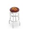 Holland Bar Stool Co 25" Chrome 2-Ring Arizona State Swivel Bar Stool, Accent Ring, Sparky L7C3C25ArizSt-S - alternate 1