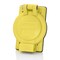 Leviton Outlet Cover, Yellow, 15/20A WP1-YL - alternate 1