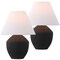 Jonathan Y Ralf 20.5" Minimalist Scandinavian Resin/Iron LED Table Lamp, Matte Black, 2PK JYL5604A-SET2 - alternate 1